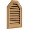 Ekena Millwork Octagonal Top Gable Vent Western Red Cedar Gable Vent w/1" x 4" Flat Trim Frame, 36"W x 36"H GVWOT36X3601RFUWR - alternate 2